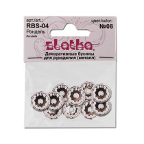 " Zlatka" Рондель RBS- 04 12 мм 10 шт №14 голубой