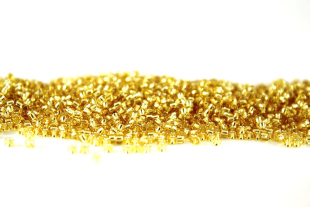 Бисер Япония круглый 08/0 5г 0022 светло-золотистый