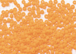 Бисер Япония круглый 11/0 10г 0042DF оранжевый, матовый непрозрачный