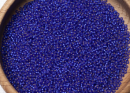 Бисер Япония MIYUKI Seed Beads 15/0 5г 0020F кобальт матовый серебряная линия внутри